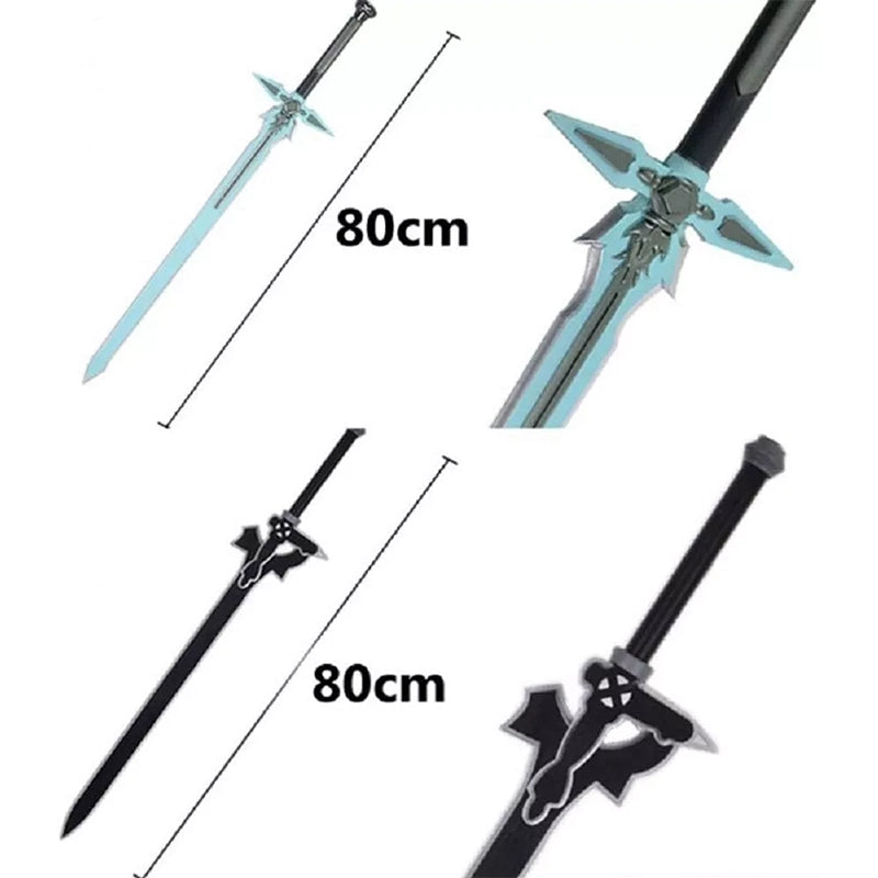 Halloween Prop PU Foam 31.5inch Dark Repulser Kirito Kirigaya Sword Kirigaya Kaz