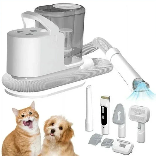 Pet Grooming Kit & Vacuum, 11Kpa Pet Groomer Vacuum Suction, 5 in 1 Dog Vacuum,