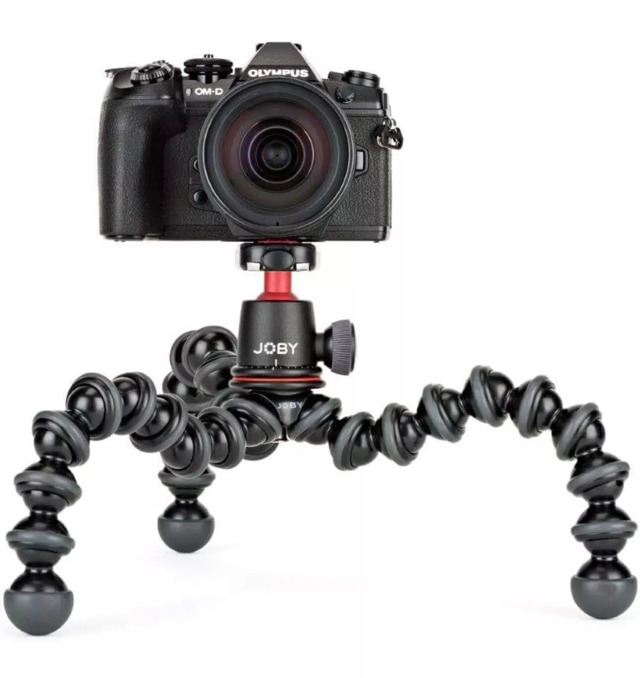 JOBY - GorillaPod 3K SMART Kit Tripod - Black/Red/Charcoal JB01637-BWW