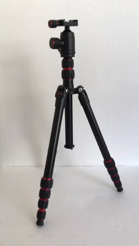 Sunpak 620601BB Travellite Pro Reverse Folding 63" Tripod - Black With Red...