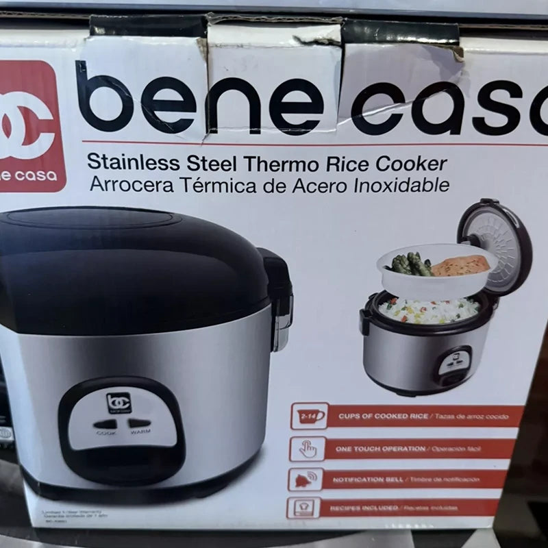 Bene Casa Stainless Steel Thermo Rice Cooker