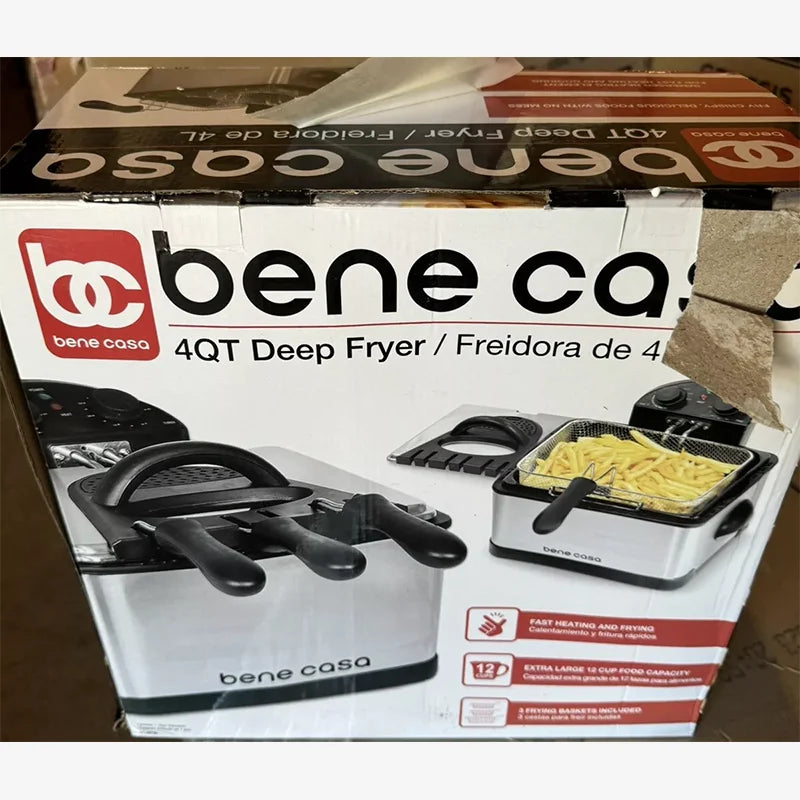 Bene Casa 4 Qt Deep Fryer