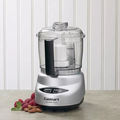 Cuisinart Food Processor, Mini-Prep 3 Cup, 24 oz, Brushed Chrome and Nickel