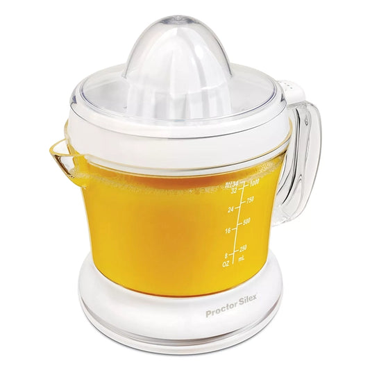 Proctor Silex Juicit 34 Oz. Electric Citrus Juicer - White (66332RY)