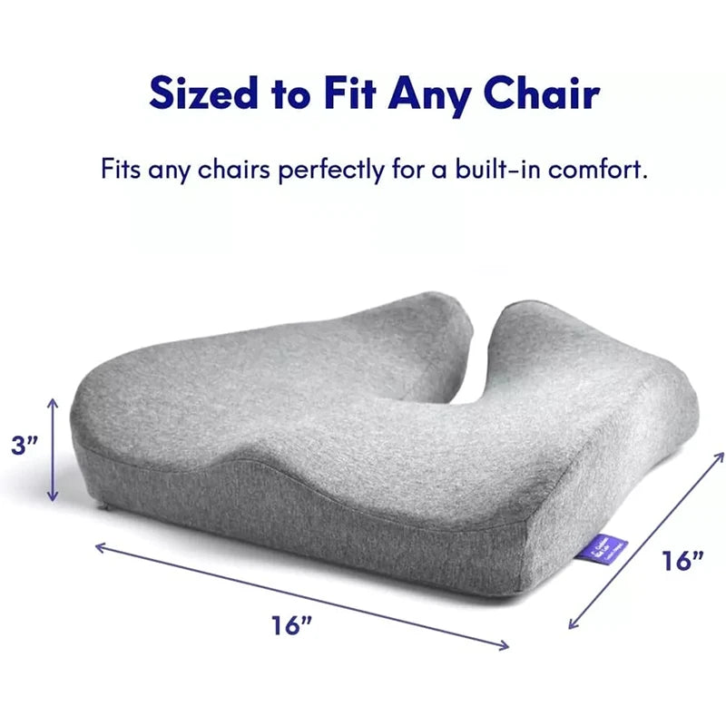 Cushion Lab Patented Pressure Relief Seat Cushion for Long Sitting Open Box