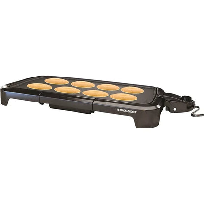 BLACK+DECKER Family-Sized Electric Griddle - Black - GD2011B NEW IN BOX