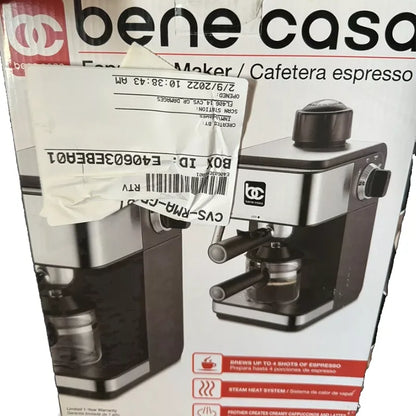 Bene Casa BC-99189 4-Cup Espresso Maker