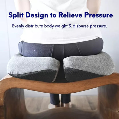 Cushion Lab Patented Pressure Relief Seat Cushion for Long Sitting Open Box