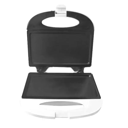 Flat grill sandwich maker/ Sandwichera BENE CASA non-stick, compact - White