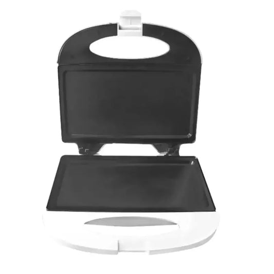 Flat grill sandwich maker/ Sandwichera BENE CASA non-stick, compact - White