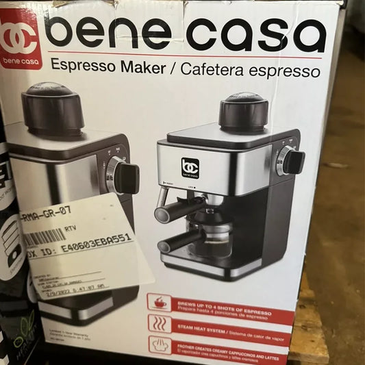 Bene Casa BC-99189 4-Cup Espresso Maker