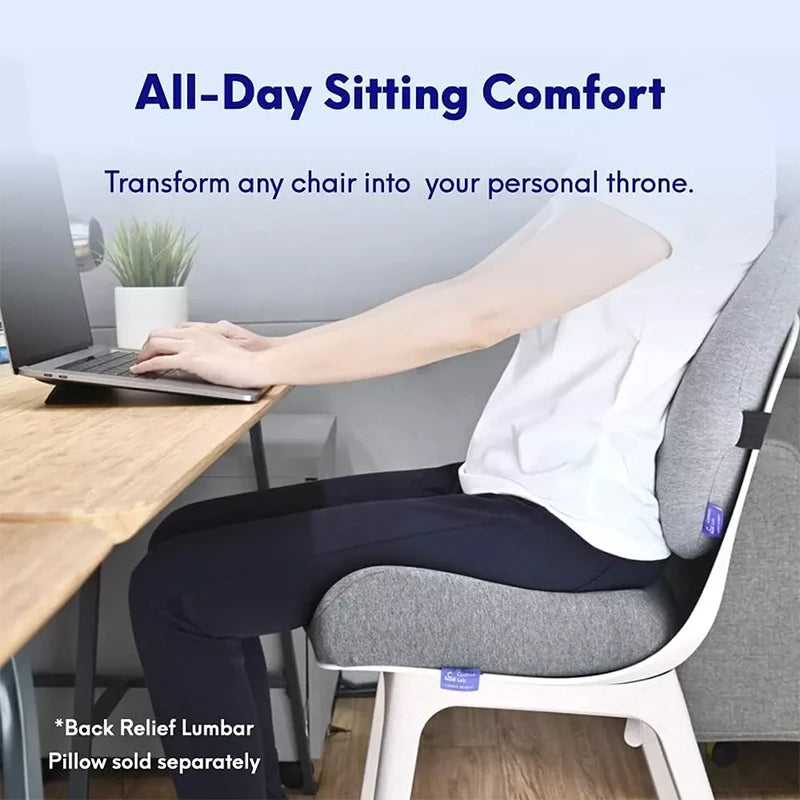 Cushion Lab Patented Pressure Relief Seat Cushion for Long Sitting Open Box