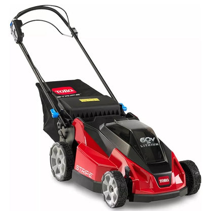 Toro Foldable 60-Volt 21-Inch Stripe Cordless Electric Self Propelled Lawn Mower